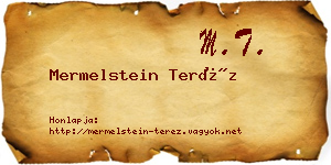 Mermelstein Teréz névjegykártya